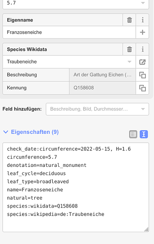 Screenshot_Franzoseneiche_Tags