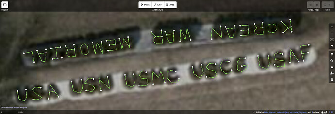 Korean War Memorial / USA USN USMC USCG USAF