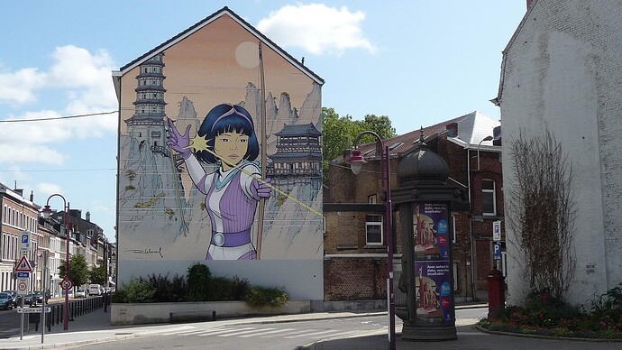 19.8. 2019 Graffiti - Verviers - Rue Peltzer de Clermont (1)