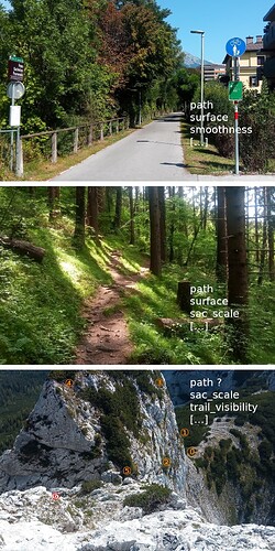 openstreetmap-paths-collage