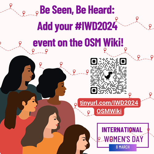 Promote and amplify IWD events