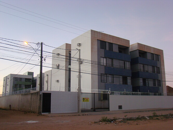 Gated apartments in Planalto, Natal, Brazil