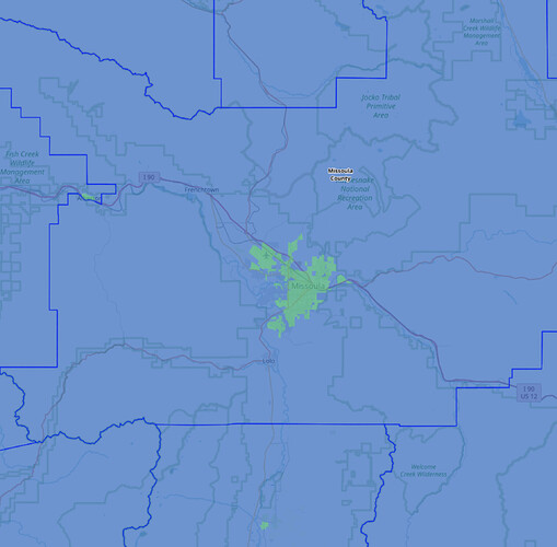 Wide view of Missoula, Montana admin_level