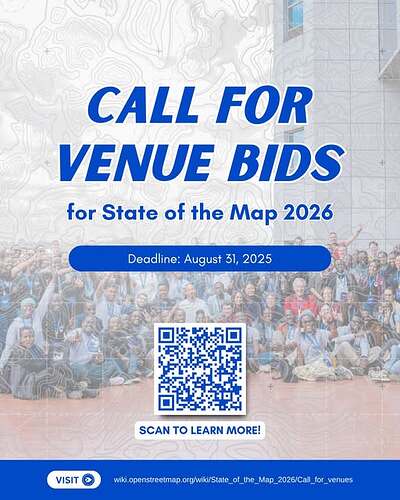 State of the Map 2026: Call for Venue is now OPEN