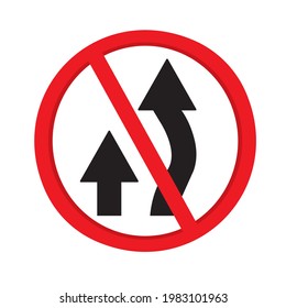 traffic-signal-overtaking-prohibited-260nw-1983101963