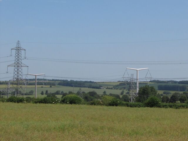 Old and new pylons